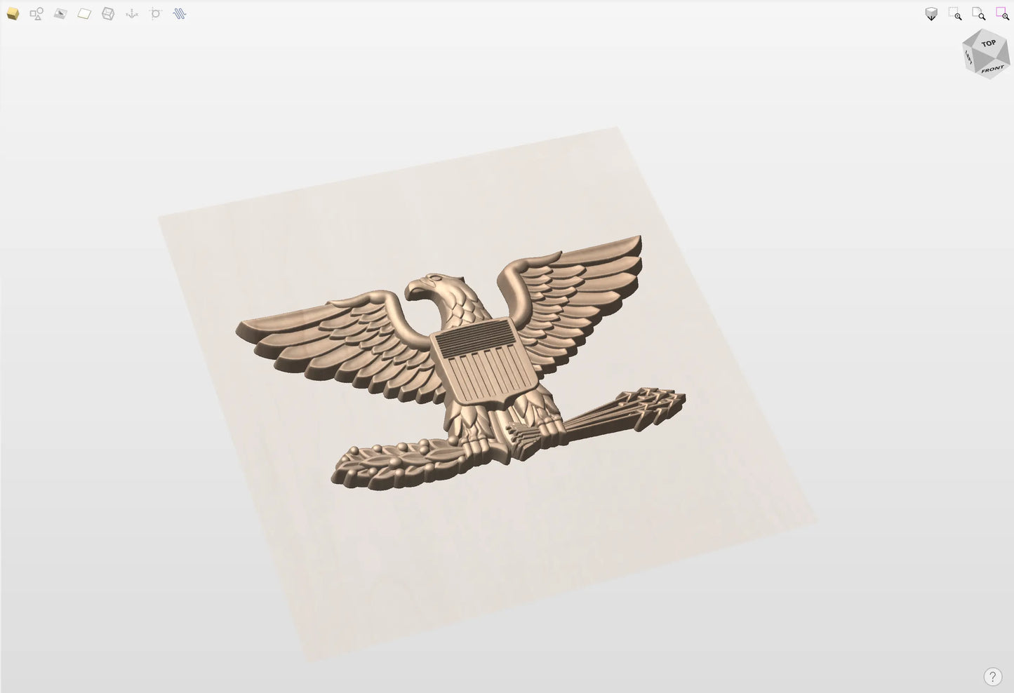 CNC File I  US Navy Captain 3D Model I  RathTech Design My Store