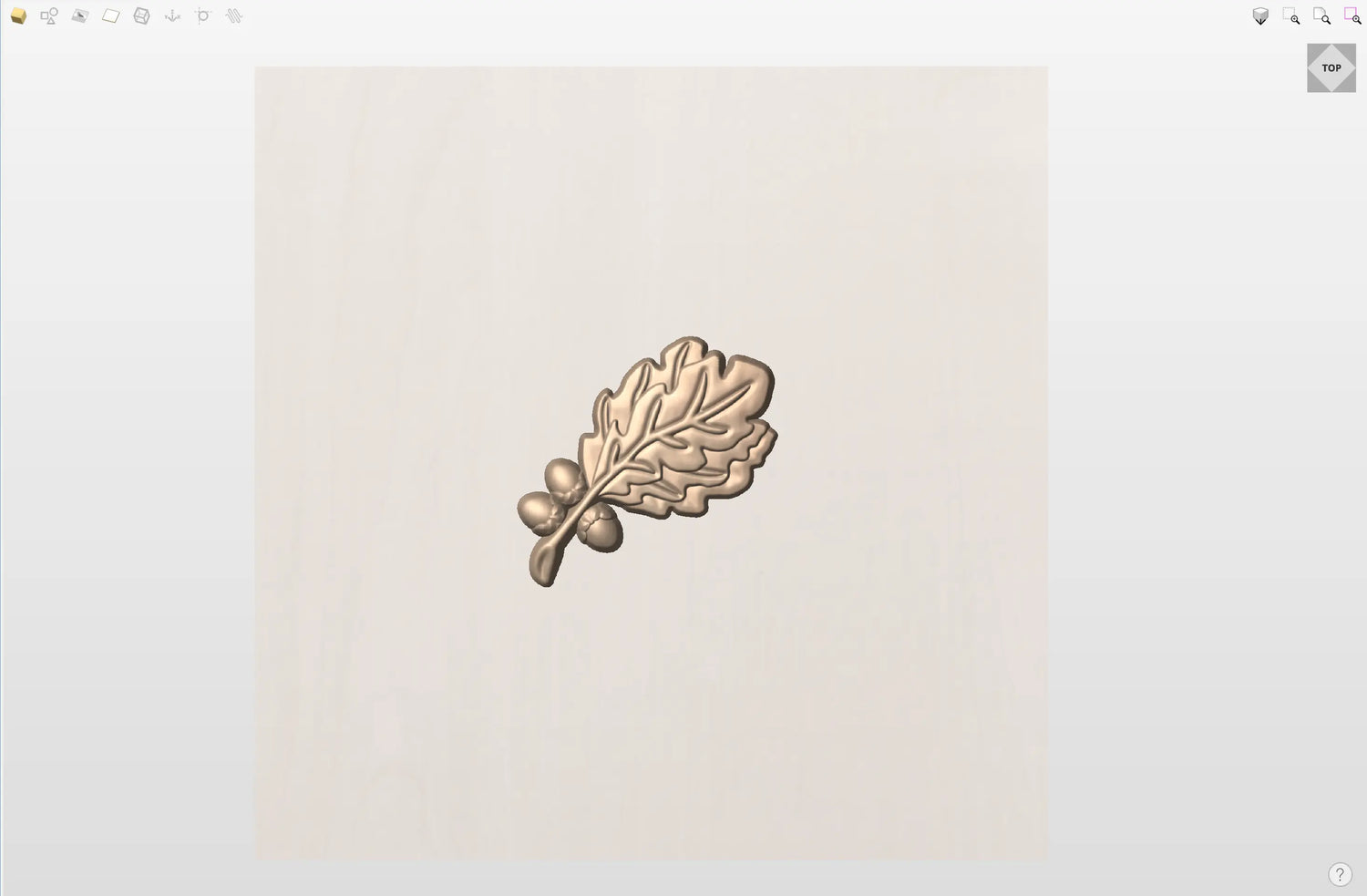 CNC File I  US Military Oak Leaf Cluster 3D Model I RathTech Design My Store