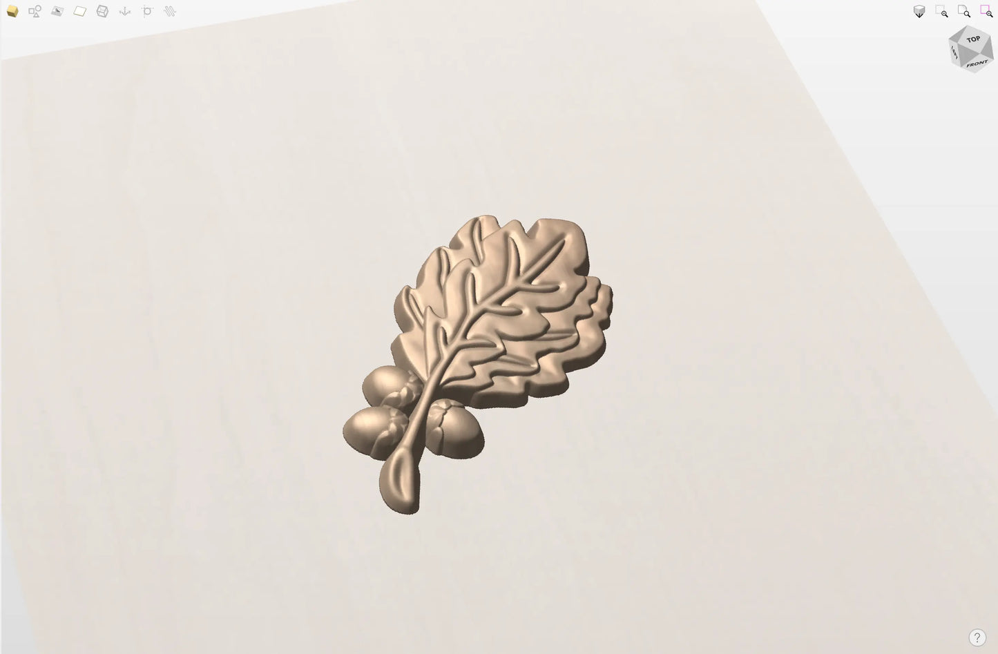 CNC File I  US Military Oak Leaf Cluster 3D Model I RathTech Design My Store