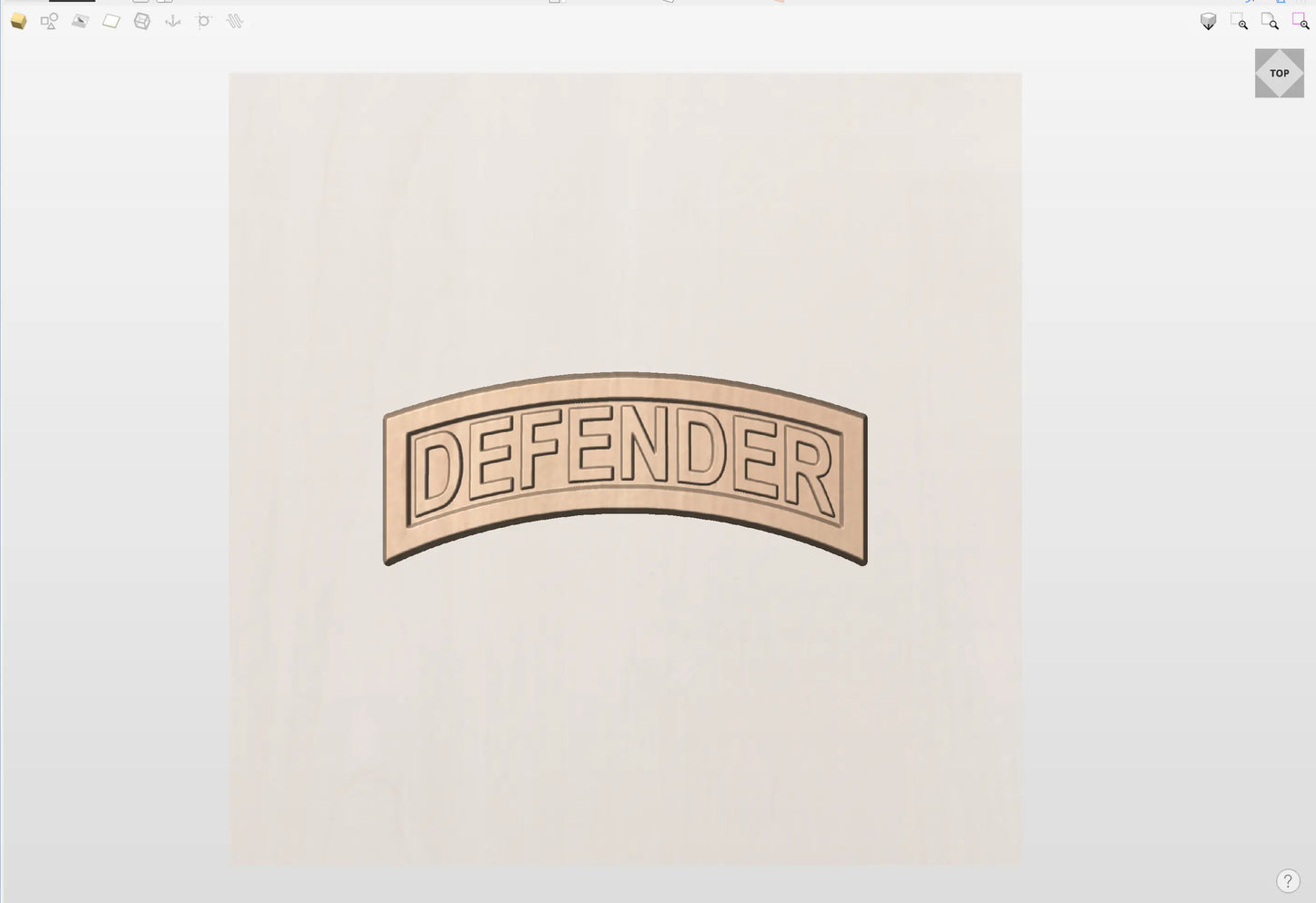 CNC File I US Air Force DEFENDER Tab 3D Model I  RathTech Design My Store