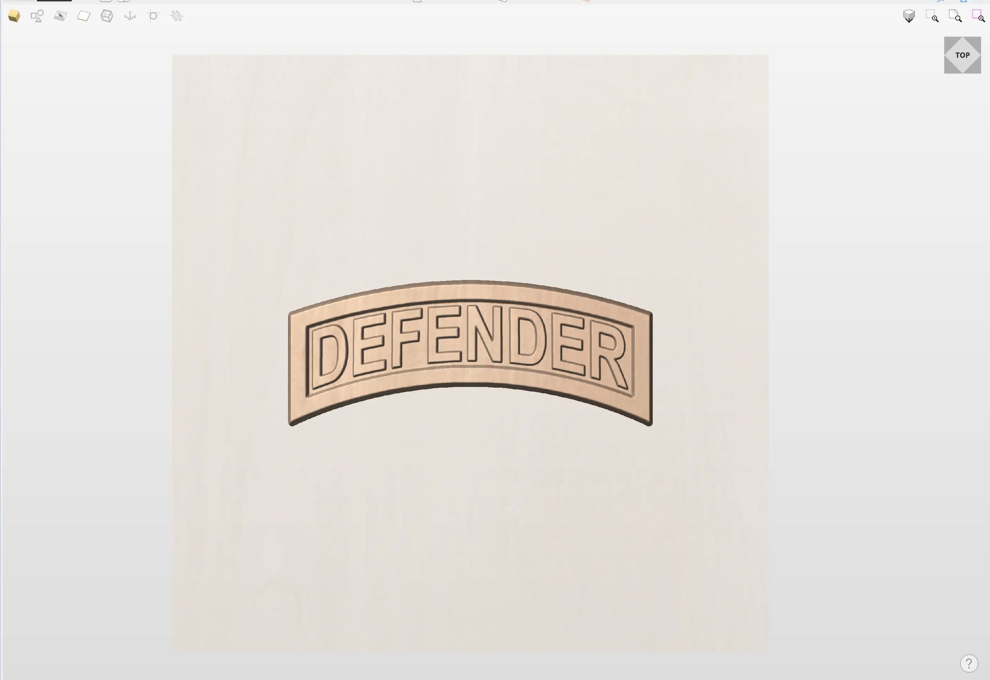 CNC File I US Air Force DEFENDER Tab 3D Model I  RathTech Design My Store
