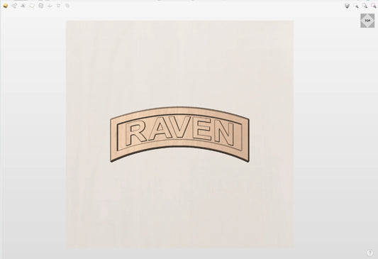 CNC File I US Air Force RAVEN Tab 3D Model I  RathTech Design My Store