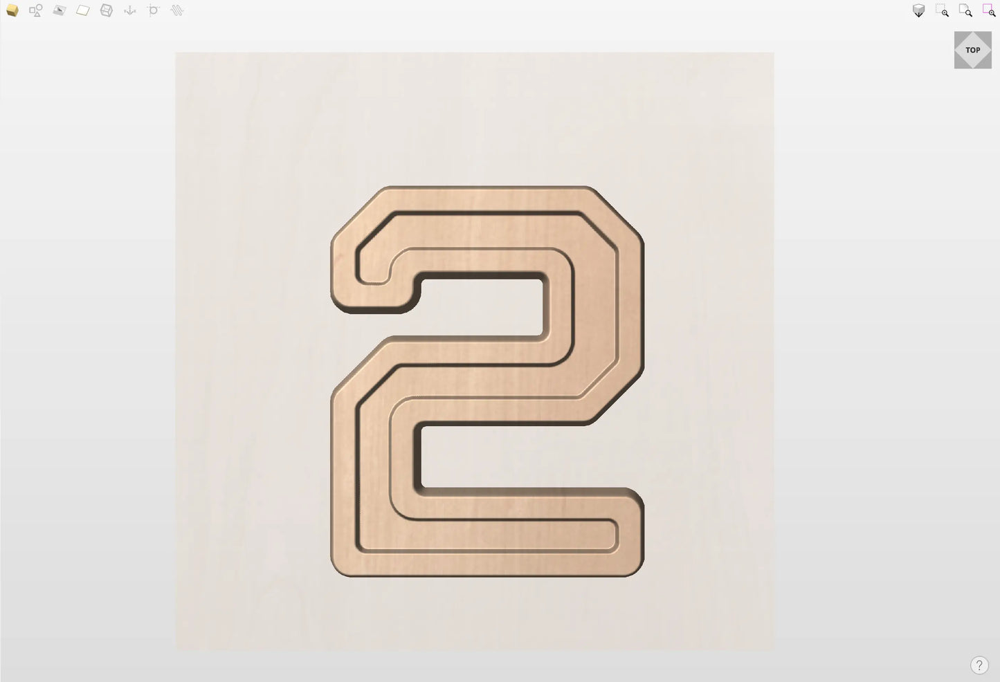 CNC File I  US Military Number 2 3D Model I RathTech Design My Store