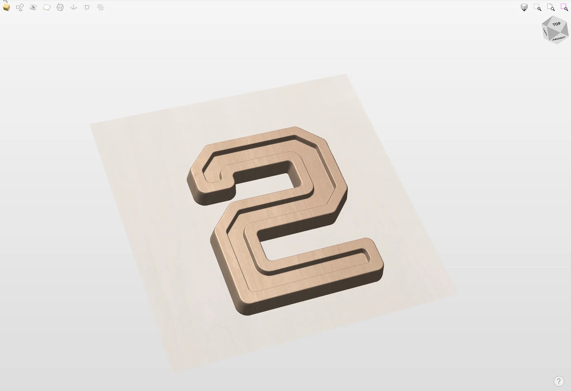 CNC File I  US Military Number 2 3D Model I RathTech Design My Store
