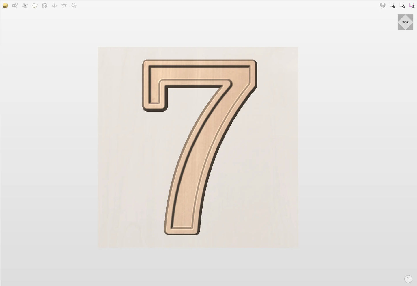 CNC File I  US Military Number 7 3D Model I RathTech Design My Store