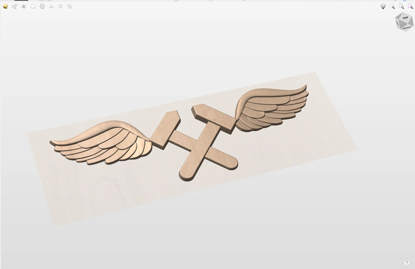 CNC File I  US Navy Aviation Structural Mechanic Rating 3D Model I  RathTech Design My Store