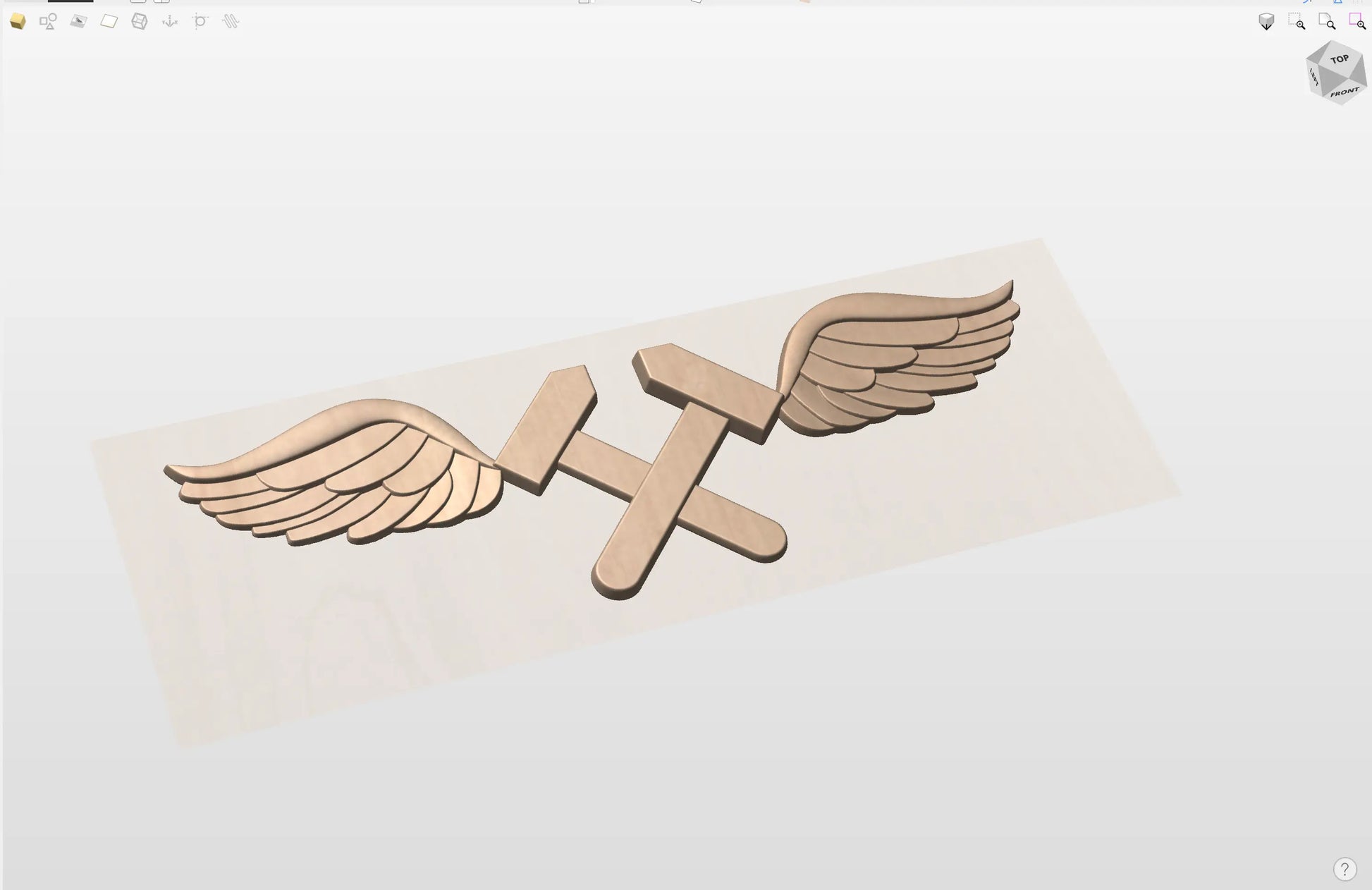 CNC File I  US Navy Aviation Structural Mechanic Rating 3D Model I  RathTech Design My Store