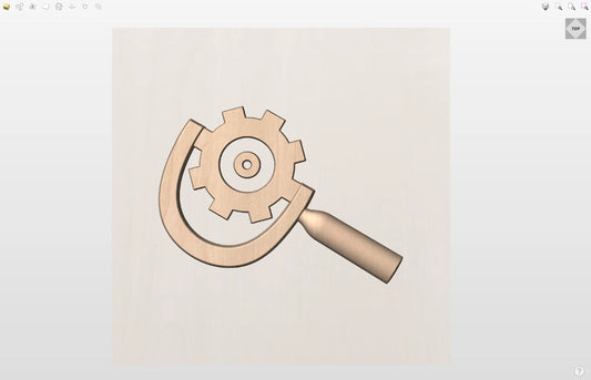 CNC File I  US Navy Machinery Repairman Rating 3D Model I  RathTech Design My Store