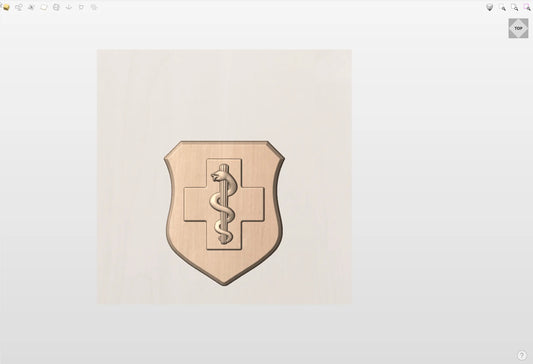 CNC File I US Air Force Basic Medical Technician Insignia 3D Model I  RathTech Design My Store