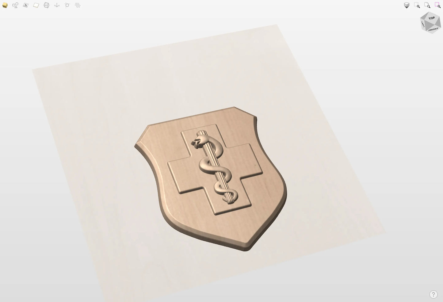 CNC File I US Air Force Basic Medical Technician Insignia 3D Model I  RathTech Design My Store