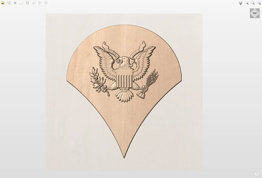 CNC File I  US Army Specialist E-4 Rank 3D Model I  RathTech Design My Store