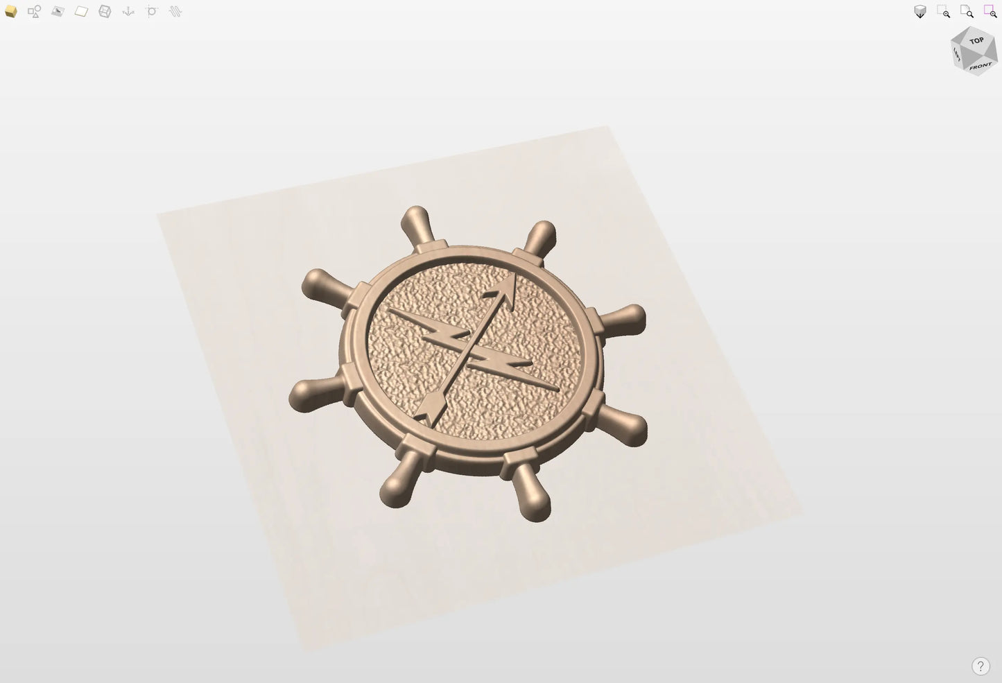 CNC File I  US Navy Chief Warrant Officer Operations Technician Rating 3D Model I  RathTech Design My Store