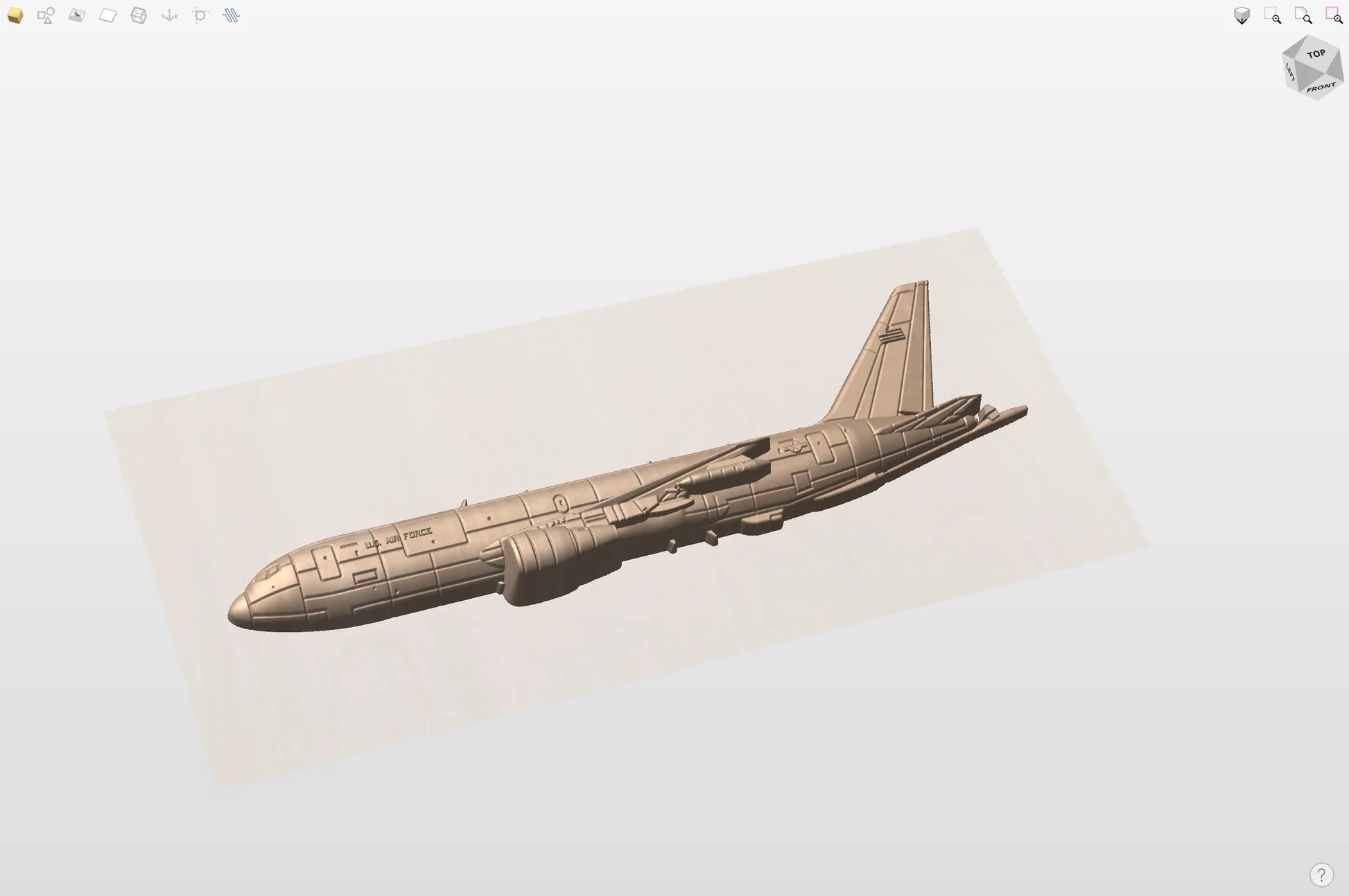 CNC File I US Air Force KC-46 Pegasus 3D Model I RathTech Design My Store