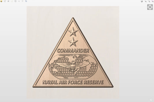 CNC File I US Navy Air Force Reserve Command 3D Model I RathTech Design My Store