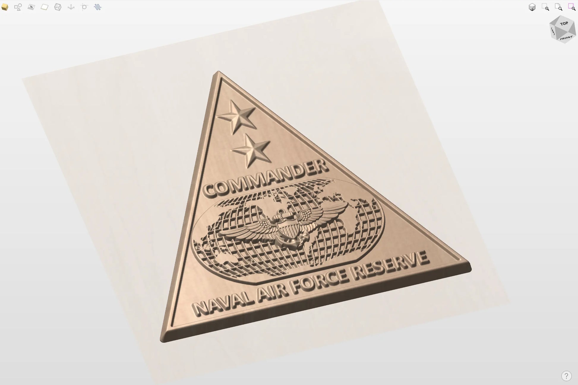 CNC File I US Navy Air Force Reserve Command 3D Model I RathTech Design My Store