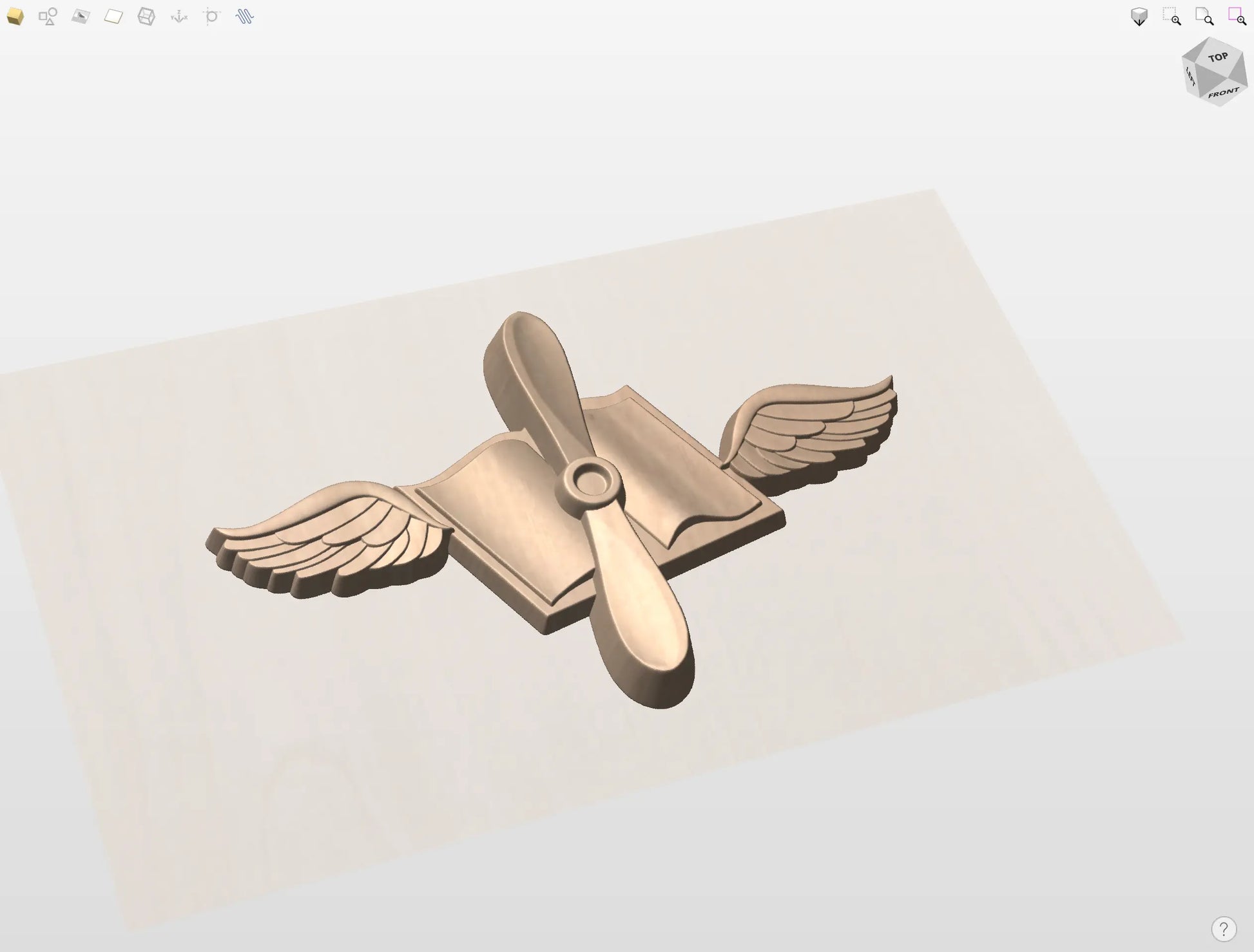 CNC File I  US Navy AV Maintenance Administration Rating 3D Model I  RathTech Design My Store