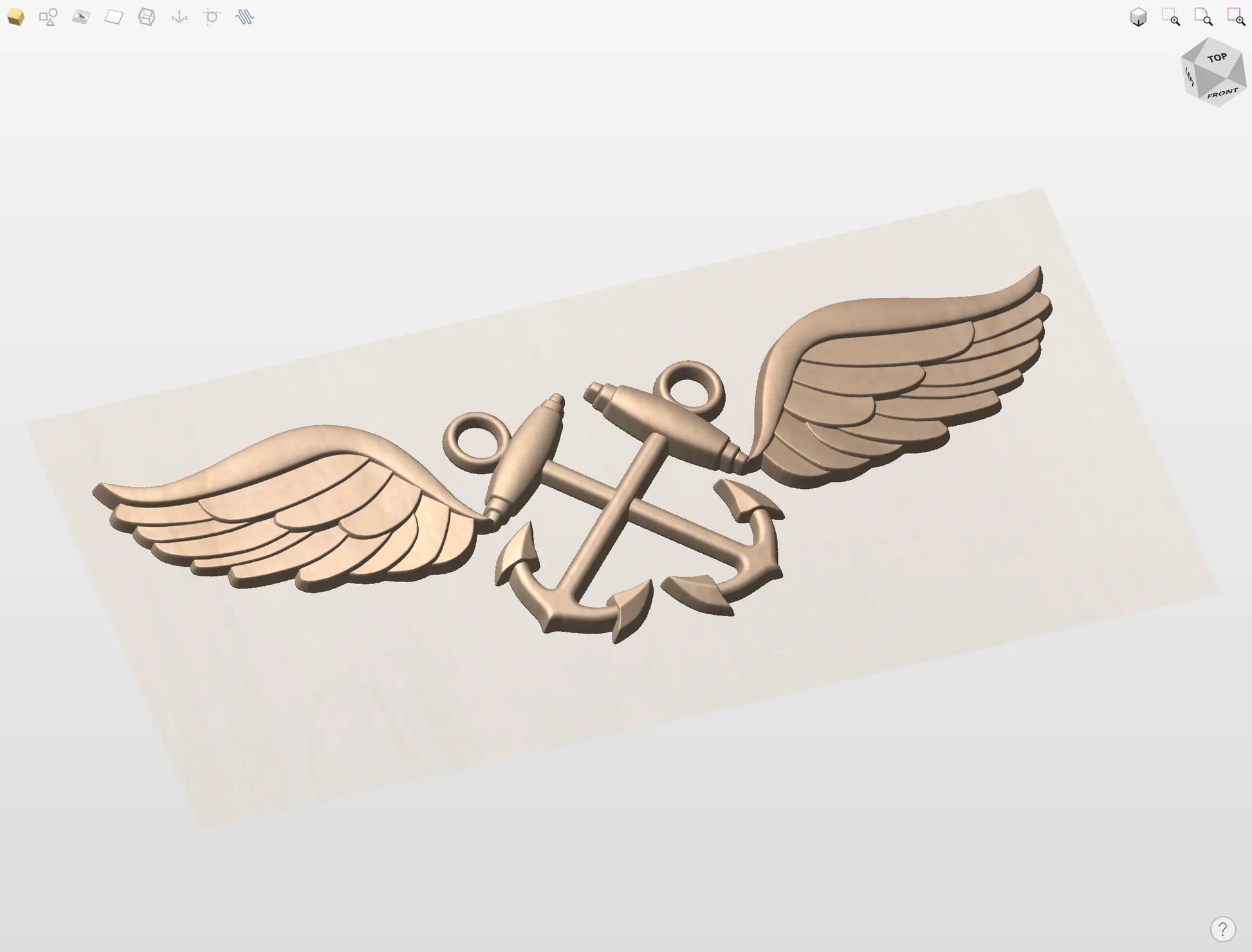 CNC File I  US Navy Aviation Boatswain's Mate Rating 3D Model I  RathTech Design My Store