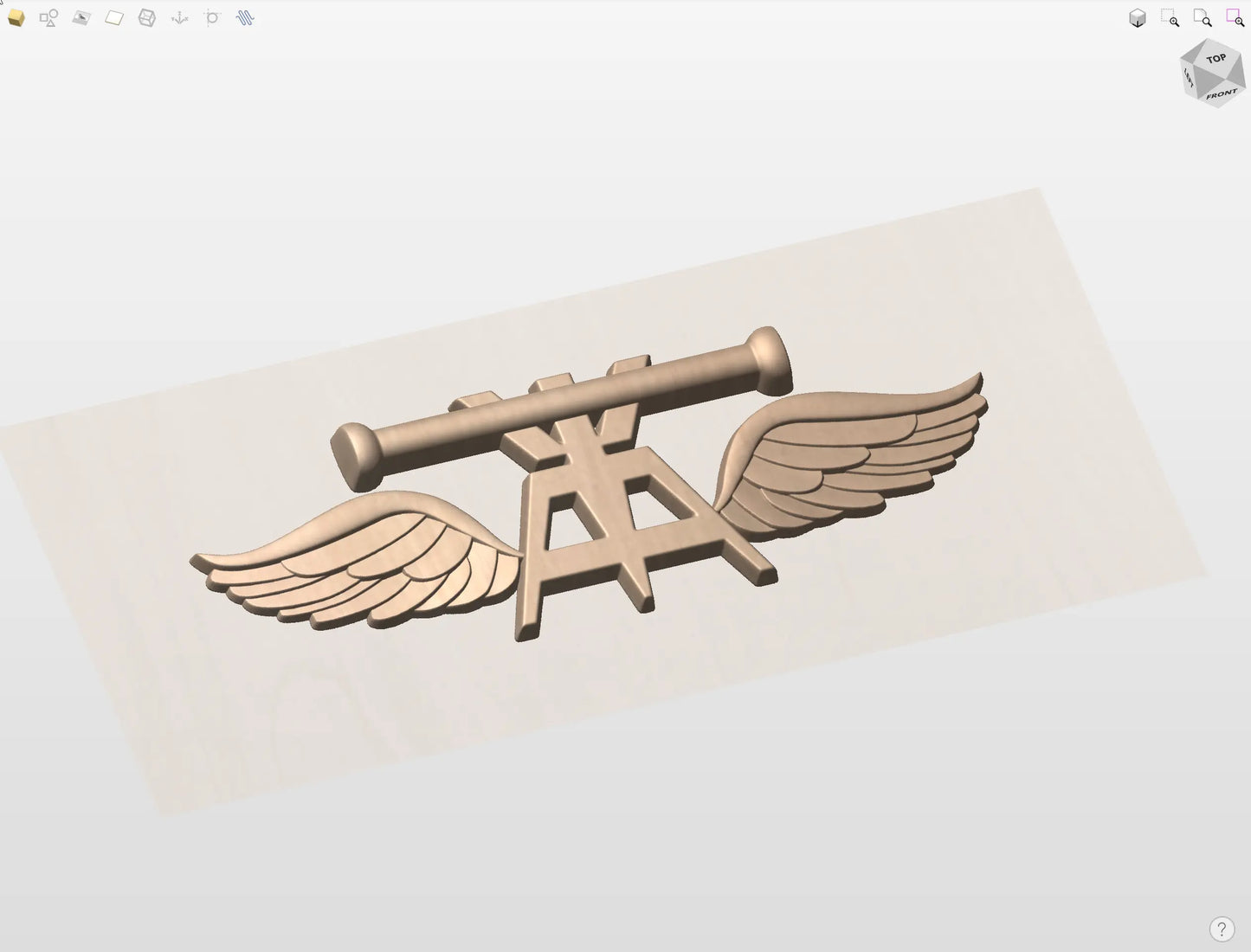 CNC File I  US Navy Aviation Fire Controlman Rating 3D Model I  RathTech Design My Store