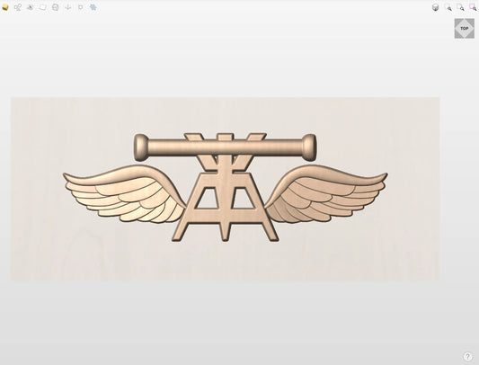 CNC File I  US Navy Aviation Fire Controlman Rating 3D Model I  RathTech Design My Store