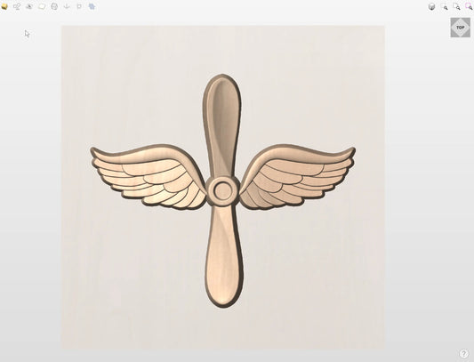 CNC File I  US Navy Aviation Machinist's Mate Rating 3D Model I  RathTech Design My Store