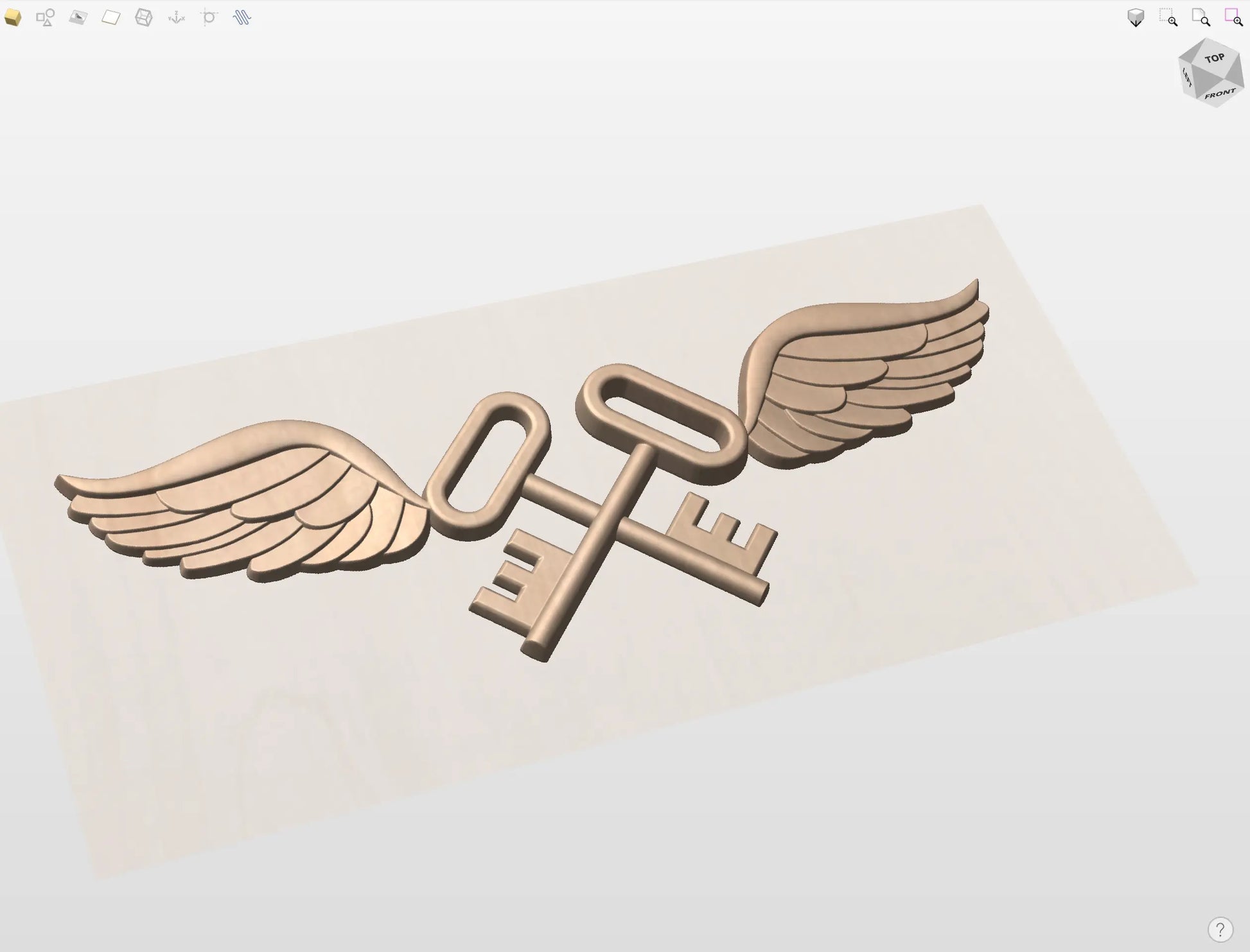 CNC File I  US Navy Aviation Storekeeper Rating 3D Model I  RathTech Design My Store