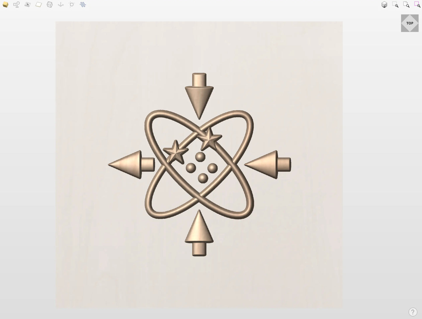 CNC File I  US Navy Data Systems Technician Rating 3D Model I  RathTech Design My Store