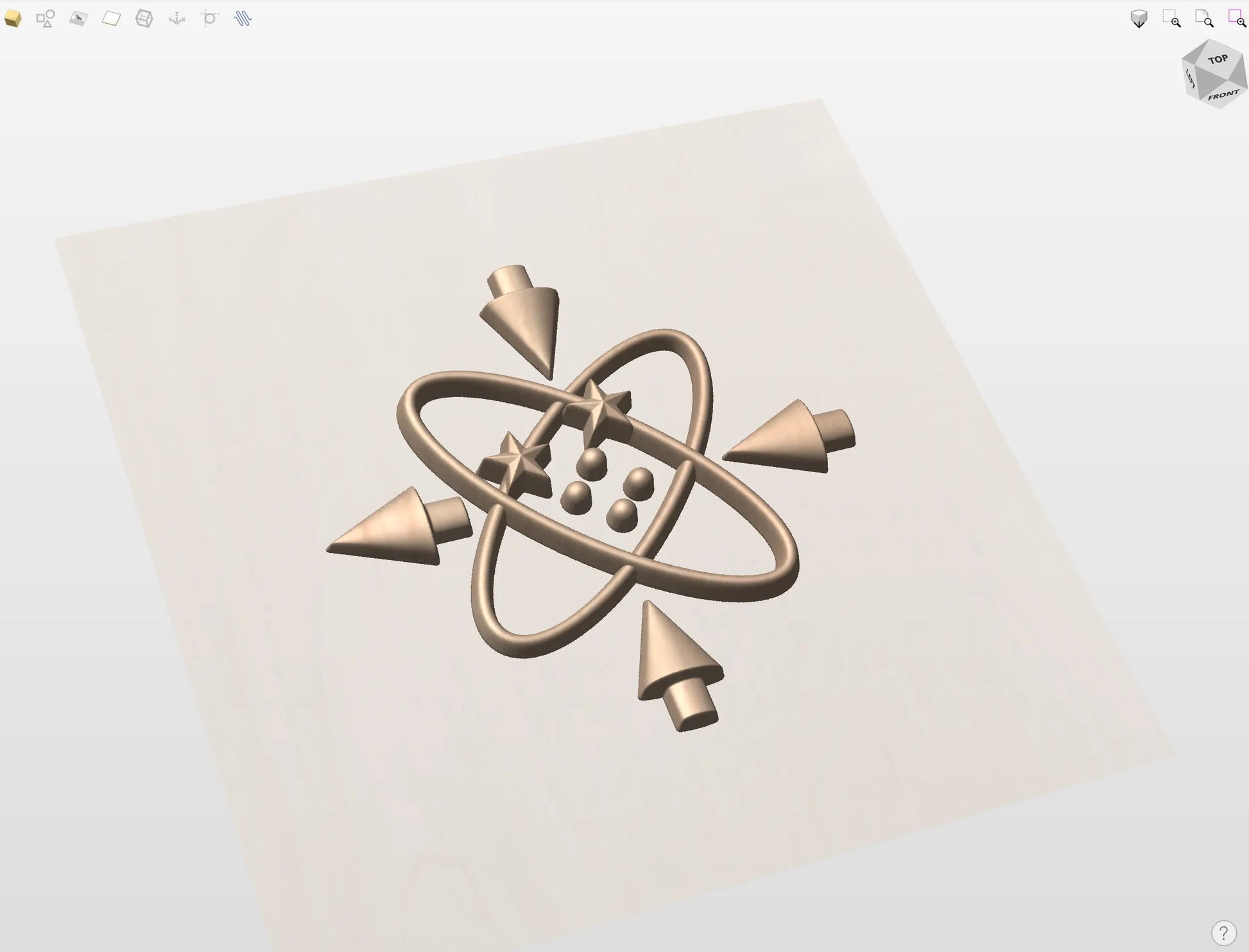 CNC File I  US Navy Data Systems Technician Rating 3D Model I  RathTech Design My Store