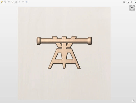 CNC File I  US Navy Fire Control Technician Rating 3D Model I  RathTech Design My Store
