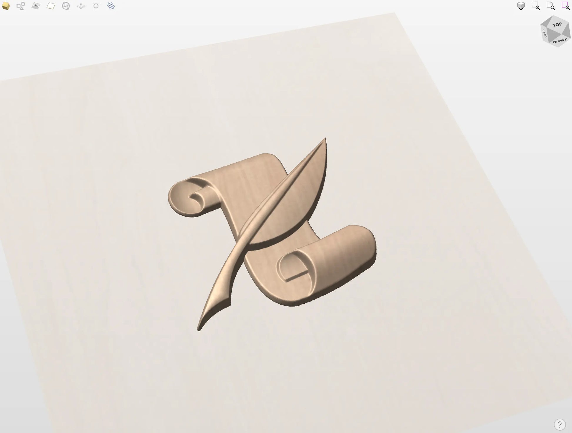 CNC File I  US Navy Journalist Rating 3D Model I  RathTech Design My Store