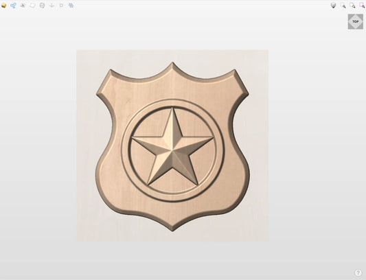 CNC File I  US Navy Master at Arms Rating 3D Model I  RathTech Design My Store