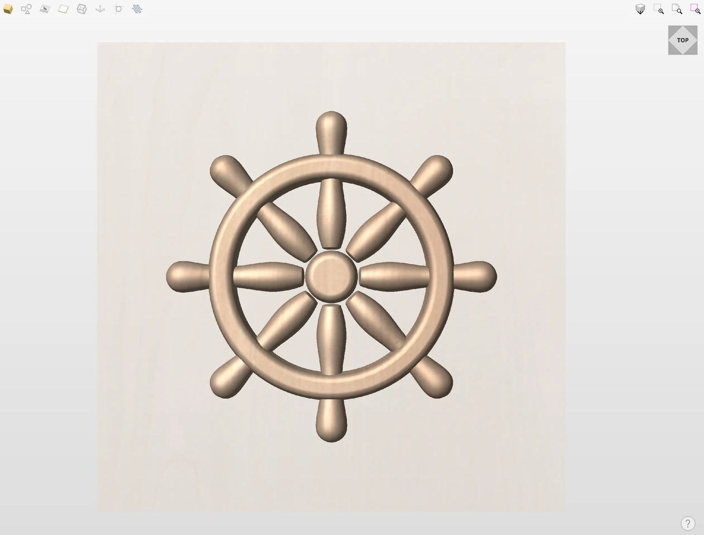 CNC File I  US Navy Quartermaster Rating 3D Model I  RathTech Design My Store