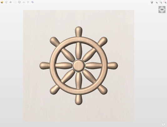 CNC File I  US Navy Quartermaster Rating 3D Model I  RathTech Design My Store