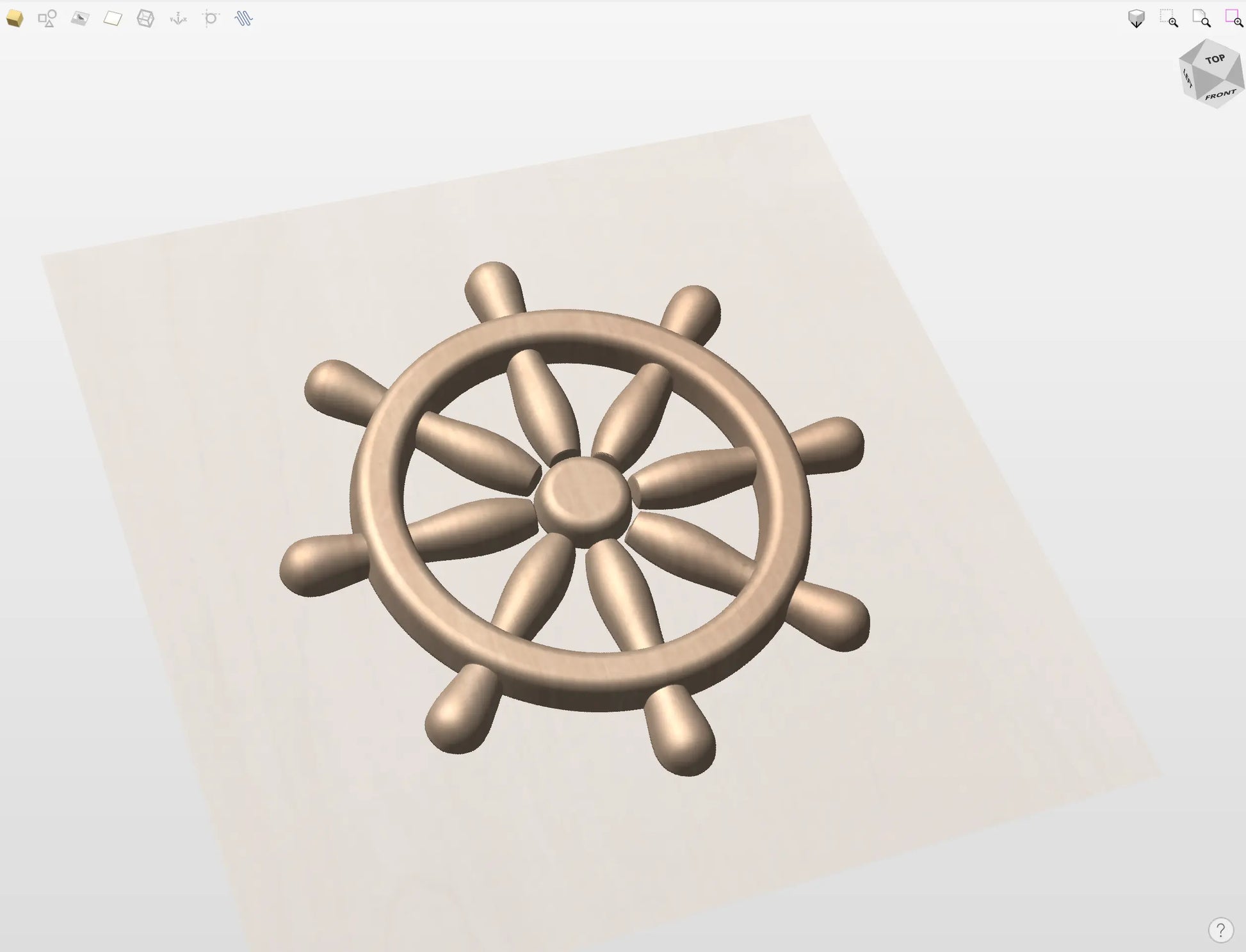CNC File I  US Navy Quartermaster Rating 3D Model I  RathTech Design My Store
