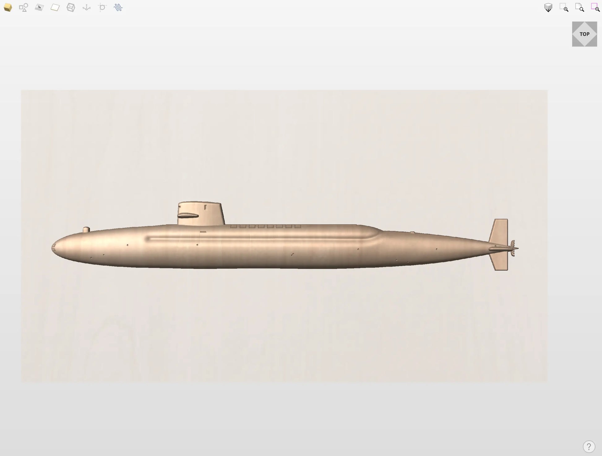CNC File I  US Navy Ben Franklin Class Submarine 3D Model I  RathTech Design My Store