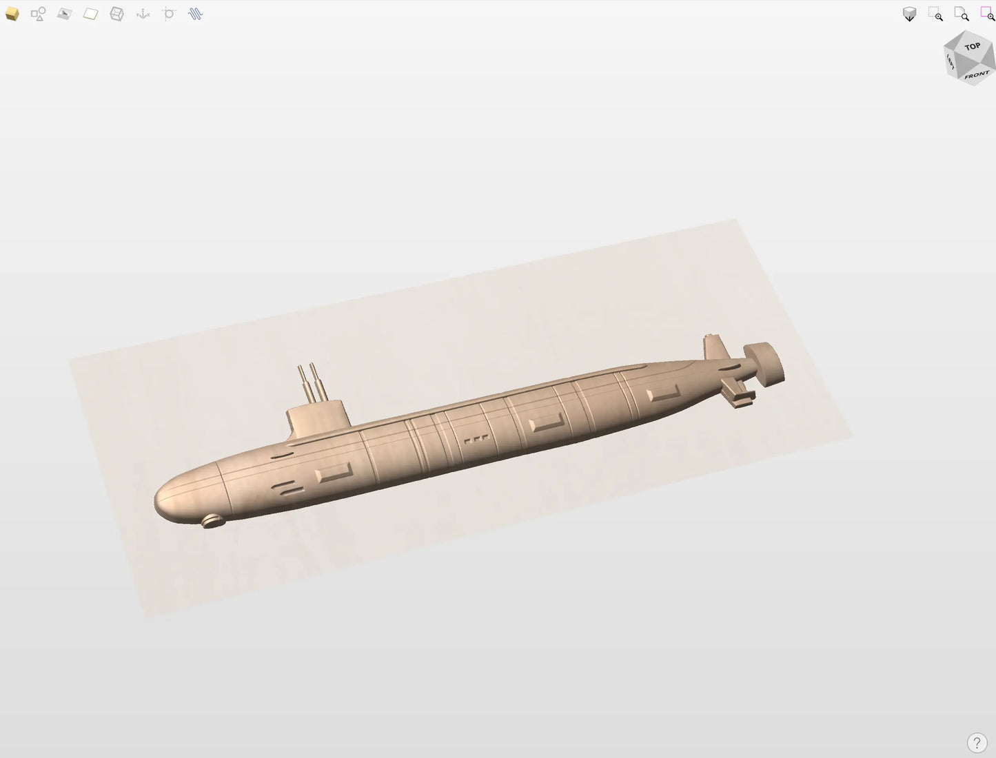 CNC File I  US Navy USS North Carolina SSN 777 3D Model I  RathTech Design My Store