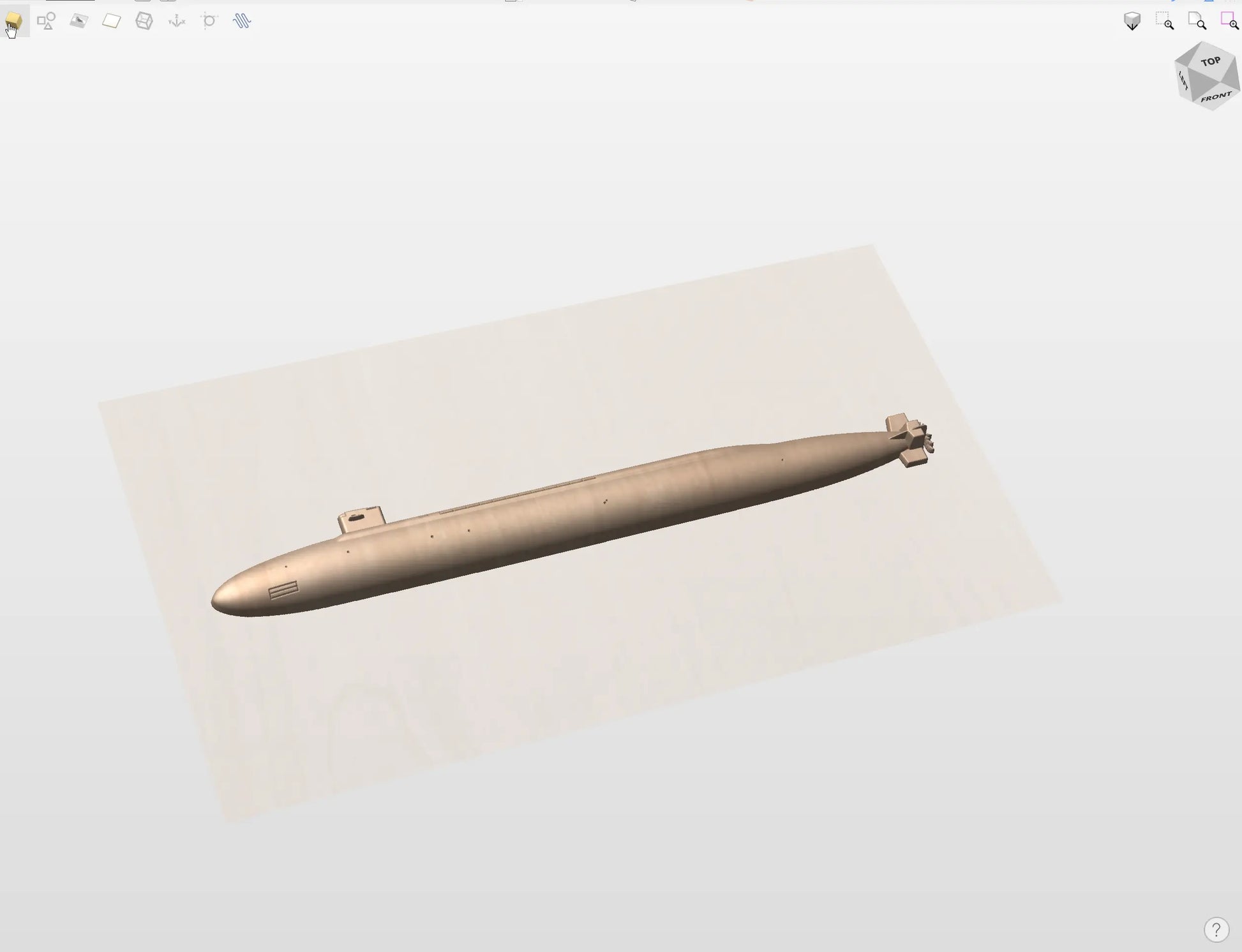 CNC File I  US Navy Ohio Class Submarine 3D Model I  RathTech Design My Store
