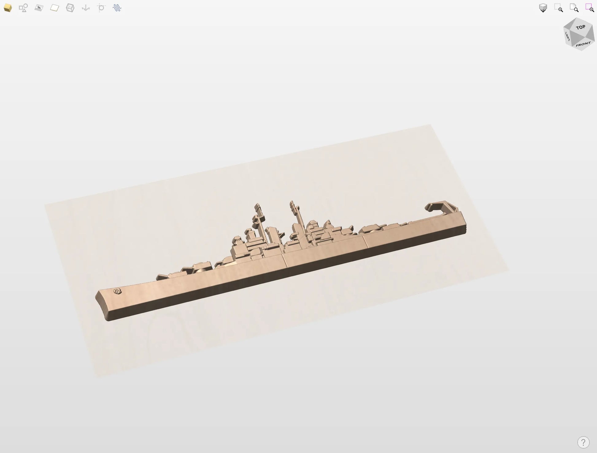 CNC File I  US Navy USS Montpelier CL-57 3D Model I  RathTech Design My Store