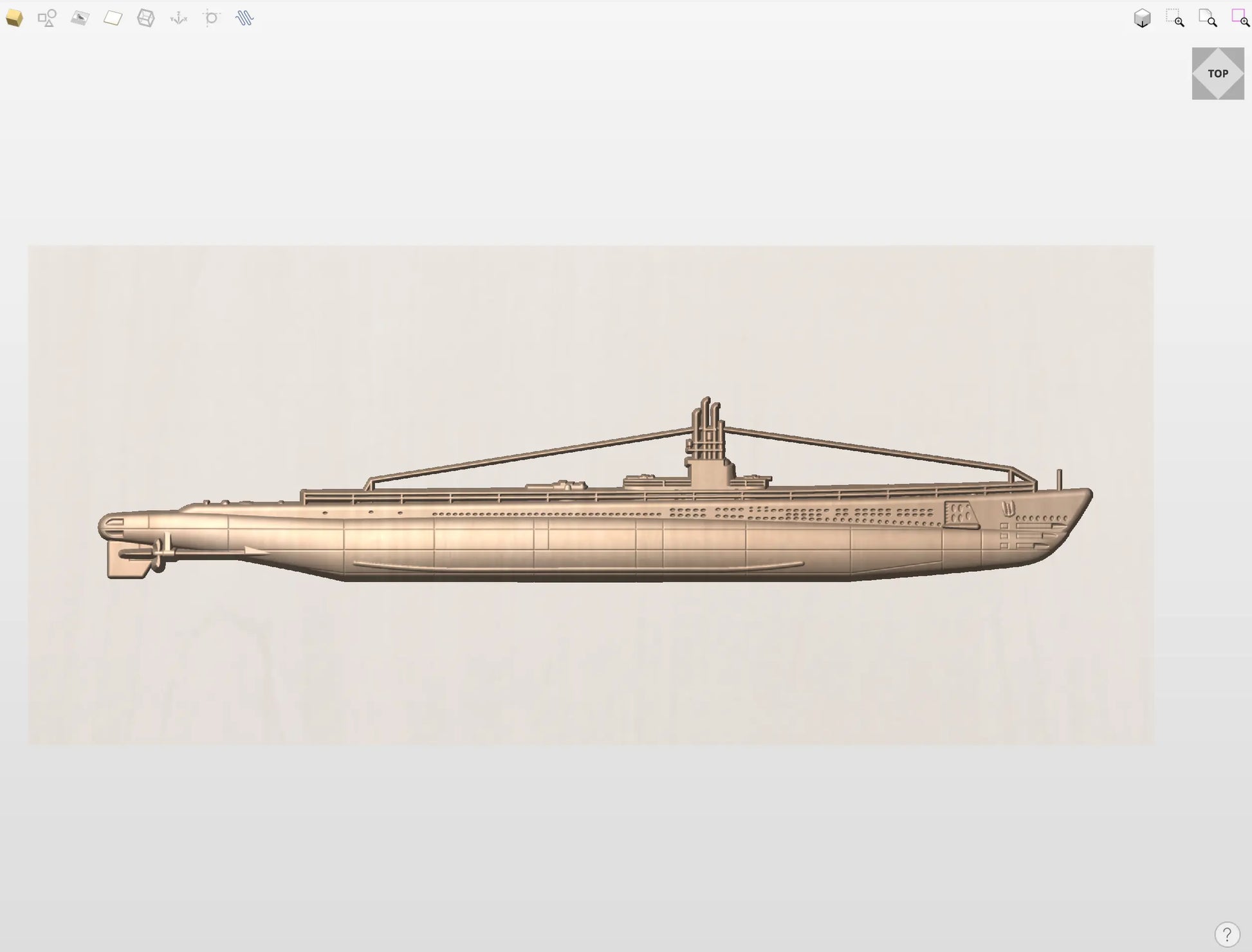 CNC File I  US Navy USS Gato SS-212 Submarine 3D Model I  RathTech Design My Store