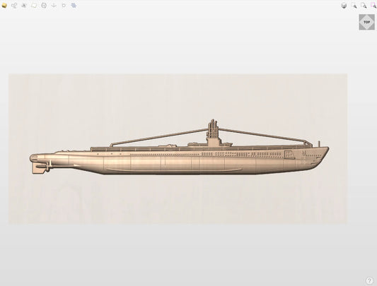 CNC File I  US Navy USS Gato SS-212 Submarine 3D Model I  RathTech Design My Store