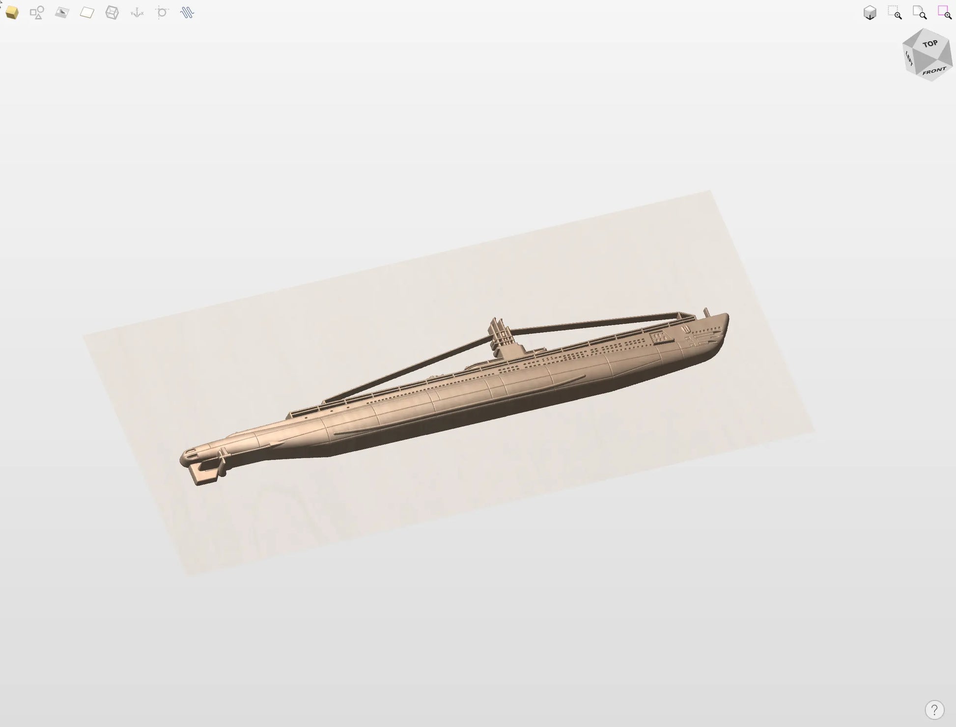 CNC File I  US Navy USS Gato SS-212 Submarine 3D Model I  RathTech Design My Store