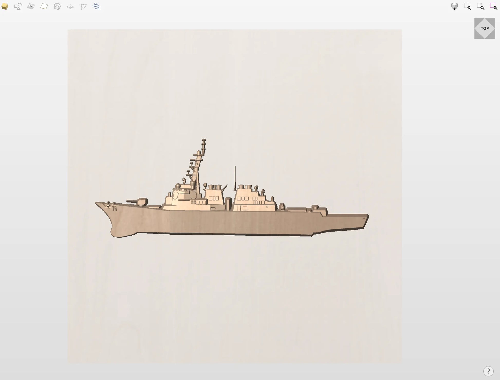 CNC File I  US Navy USS Porter DDG-78 3D Model I  RathTech Design My Store