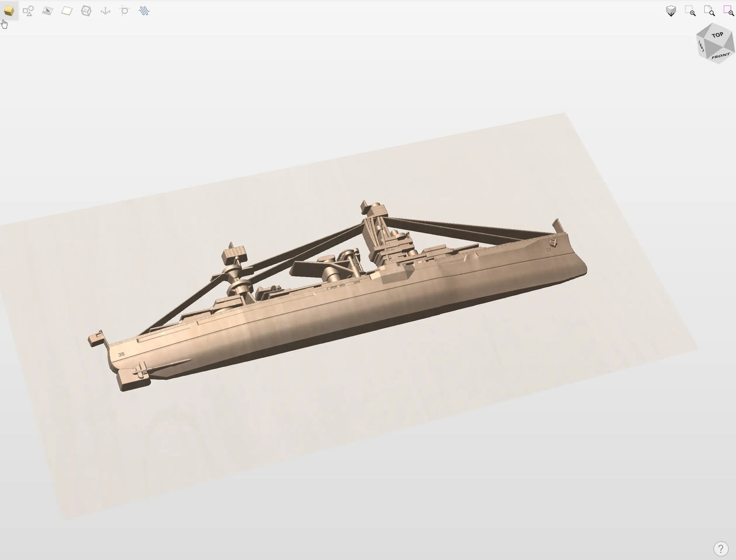 CNC File I  US Navy USS Texas BB-35 3D Model I  RathTech Design My Store