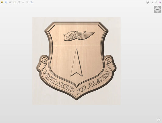CNC File I  US Air Force Anderson AFB Guam 3D Model I  RathTech Design My Store