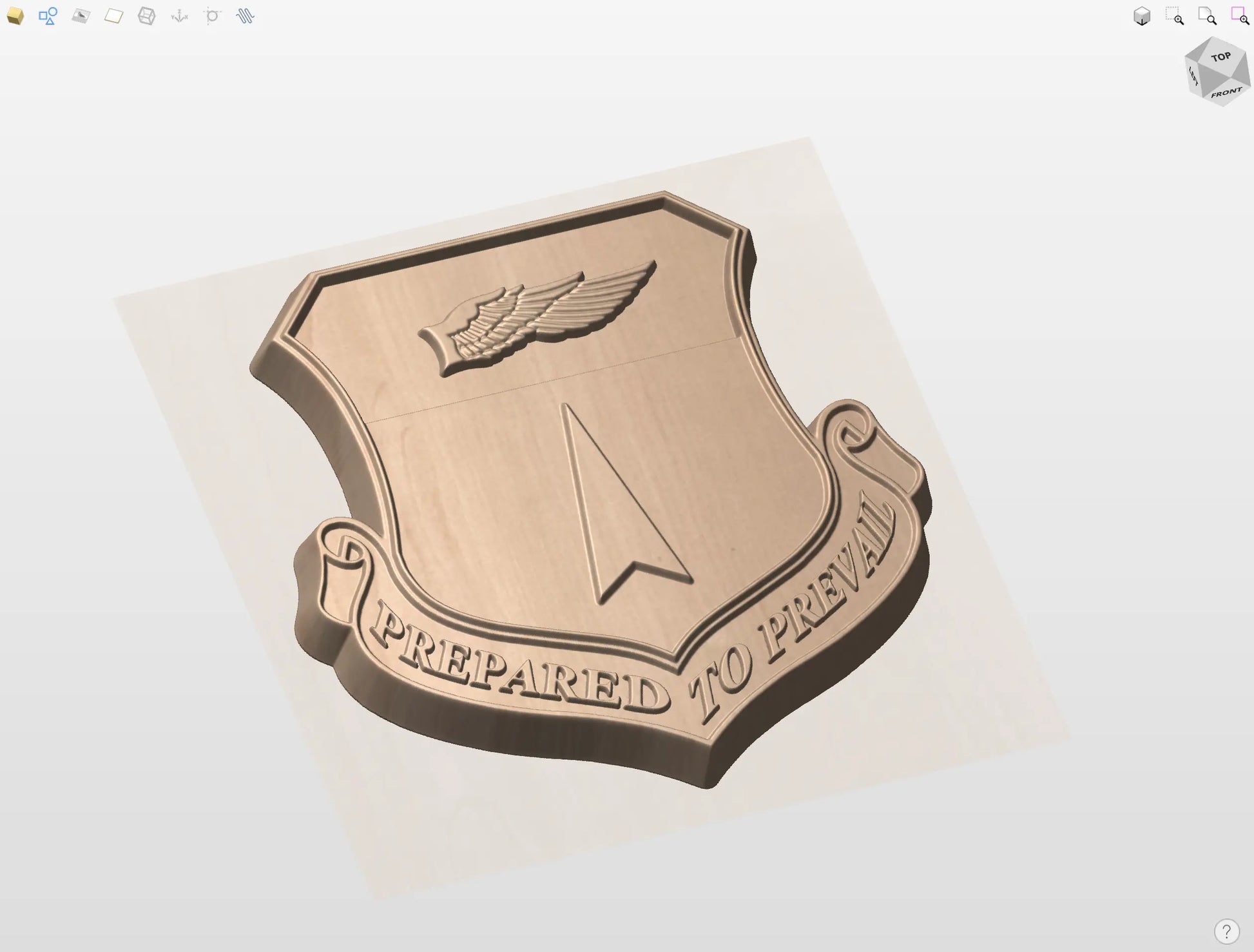CNC File I  US Air Force Anderson AFB Guam 3D Model I  RathTech Design My Store