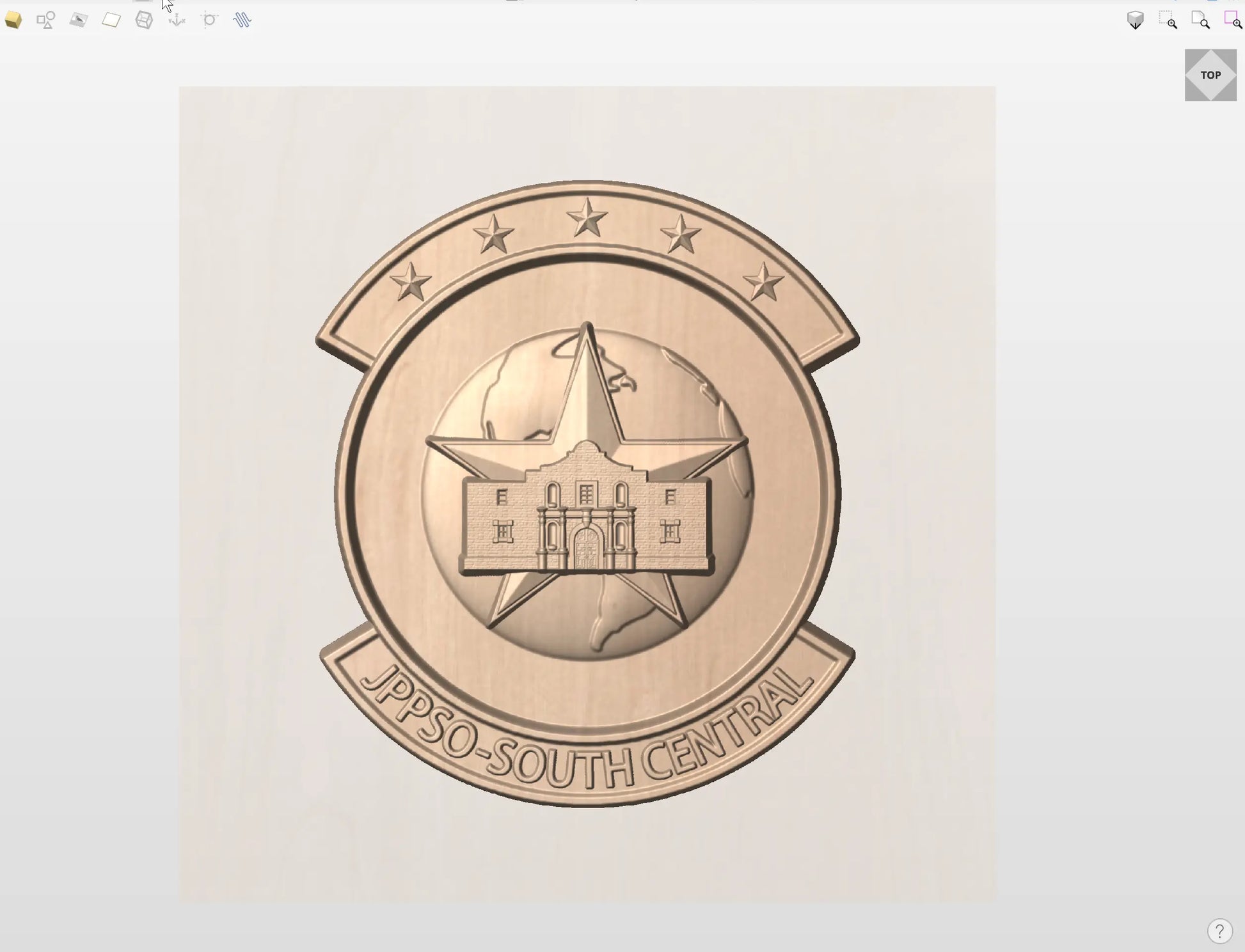 CNC File I  US Air Force JPPSO South Central 3D Model I  RathTech Design My Store