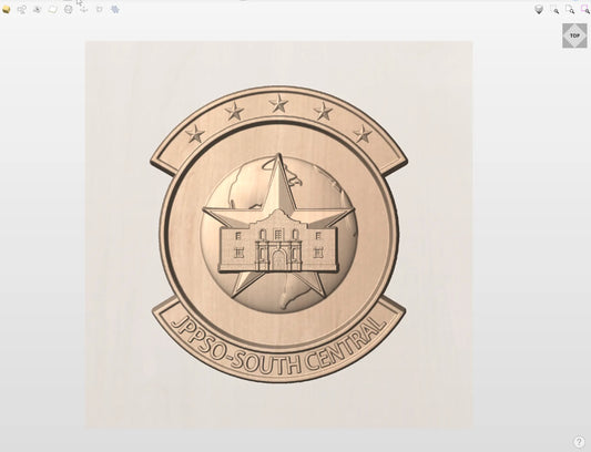 CNC File I  US Air Force JPPSO South Central 3D Model I  RathTech Design My Store