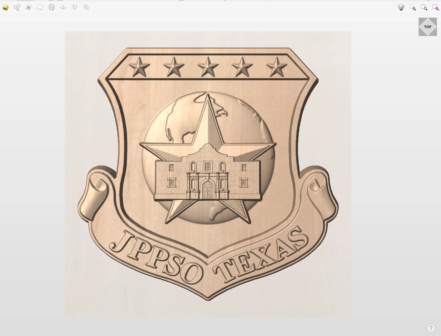 CNC File I  US Air Force JPPSO Texas 3D Model I  RathTech Design My Store