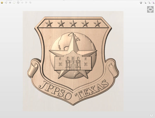 CNC File I  US Air Force JPPSO Texas 3D Model I  RathTech Design My Store