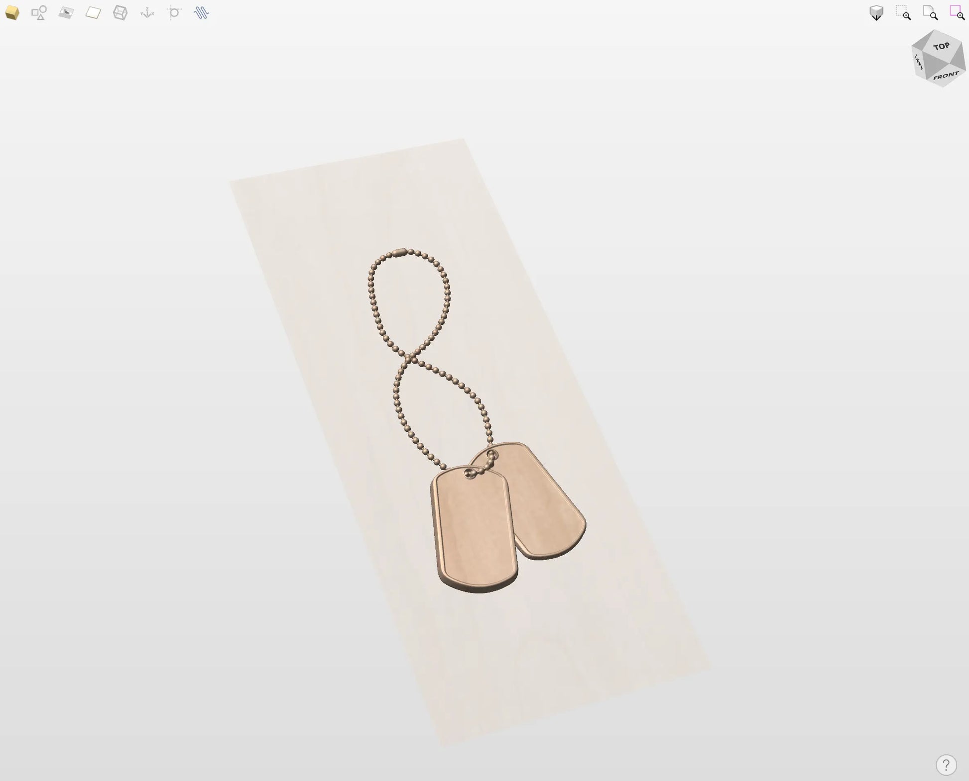 CNC File I  US Army Army Dog Tags 3D Model I  RathTech Design My Store