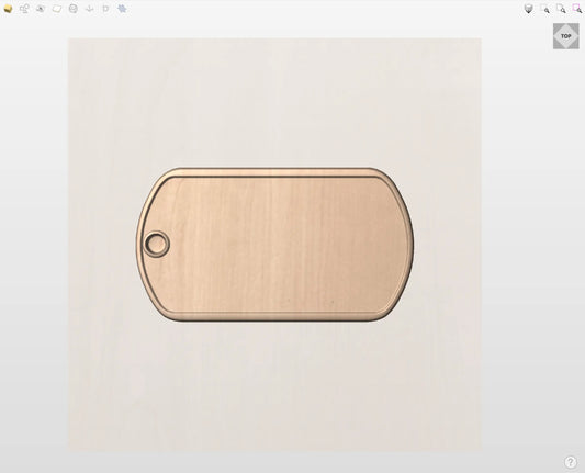 CNC File I  US Army Army Dog Tag 3D Model I  RathTech Design My Store